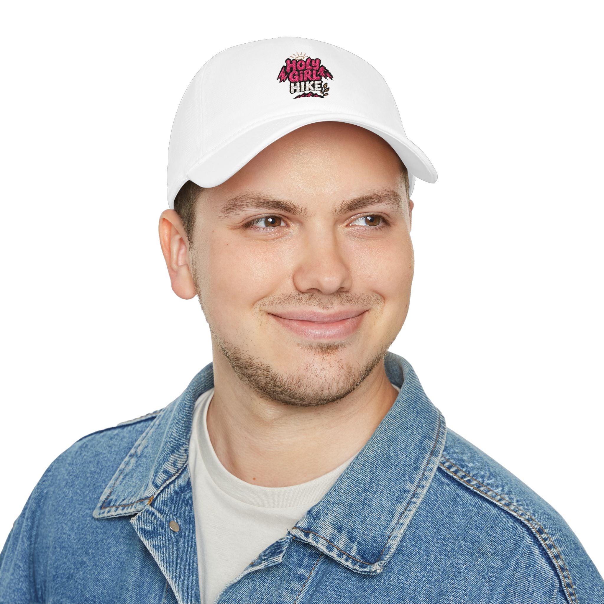 Holy Girl Like That Baseball Cap — Faith-Inspired Embroidered Low-Profile Hat ("Walk by Faith")
