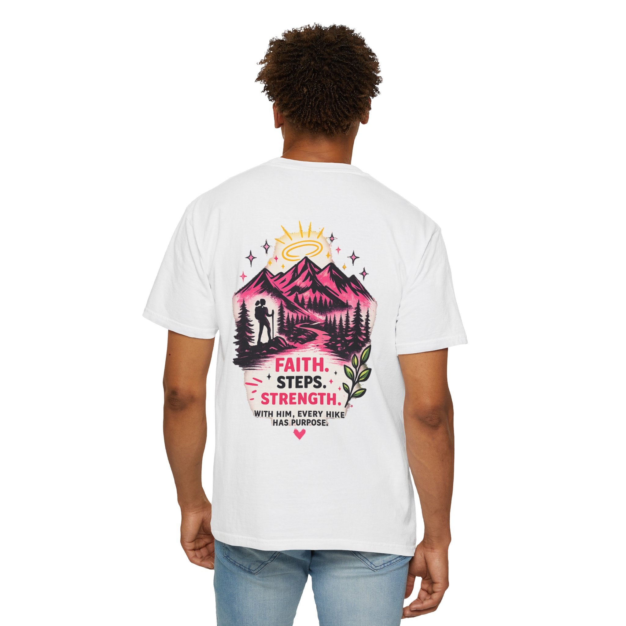Holy Girl Hike T-Shirt — Faith, Steps, Strength Inspirational Hiking Tee