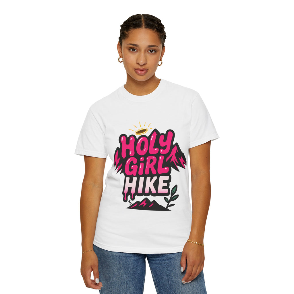Holy Girl Hike T-Shirt — Faith, Steps, Strength Inspirational Hiking Tee