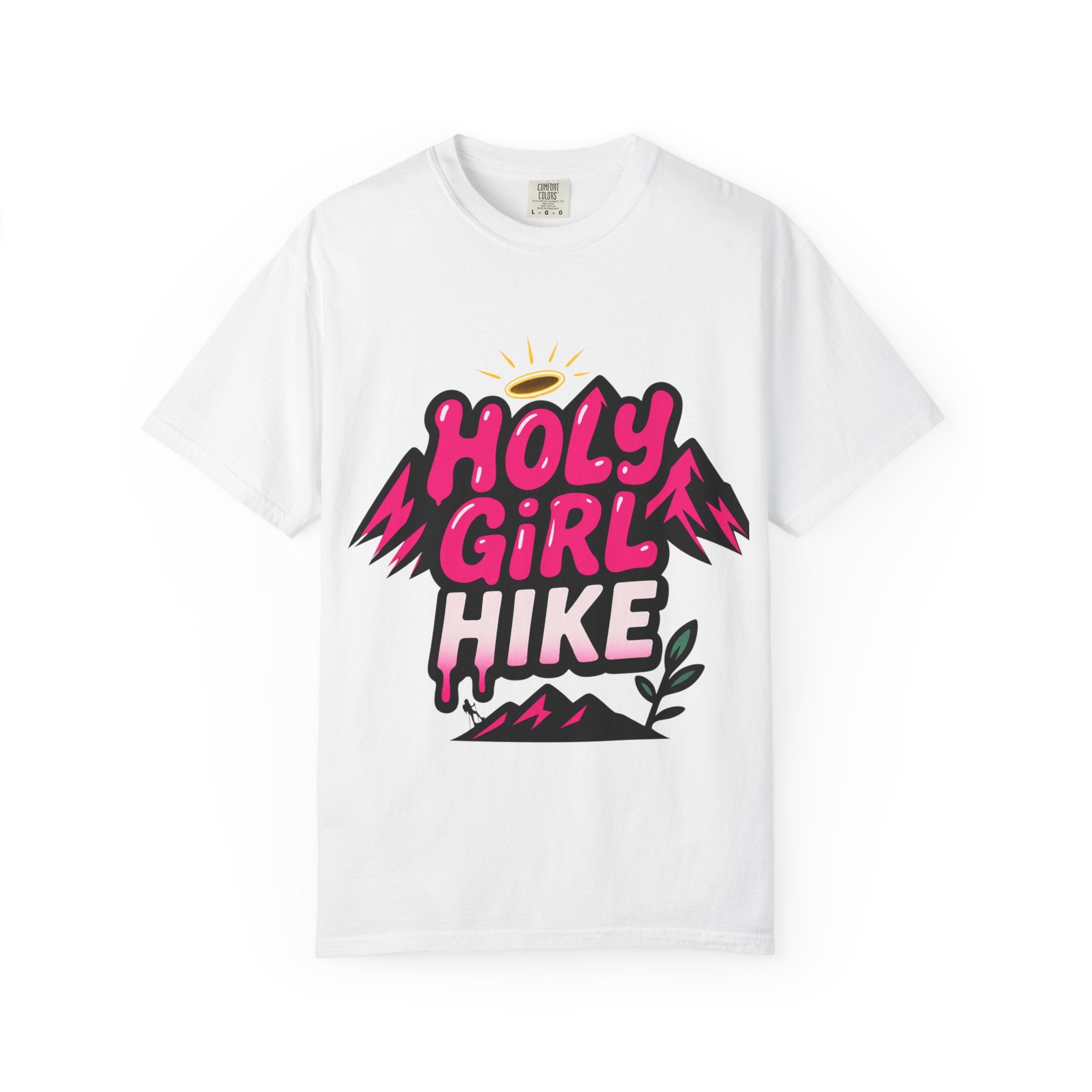 Holy Girl Hike T-Shirt — Faith, Steps, Strength Inspirational Hiking Tee
