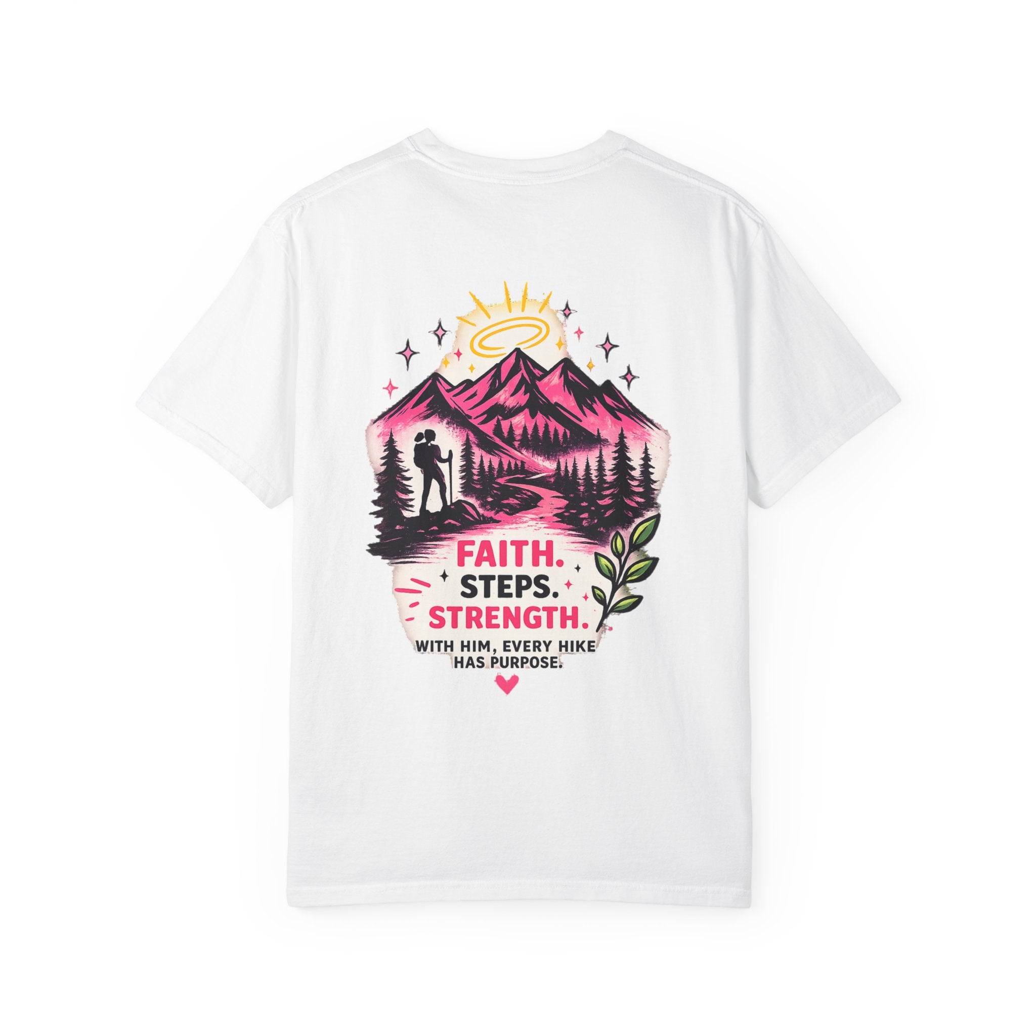 Holy Girl Hike T-Shirt — Faith, Steps, Strength Inspirational Hiking Tee